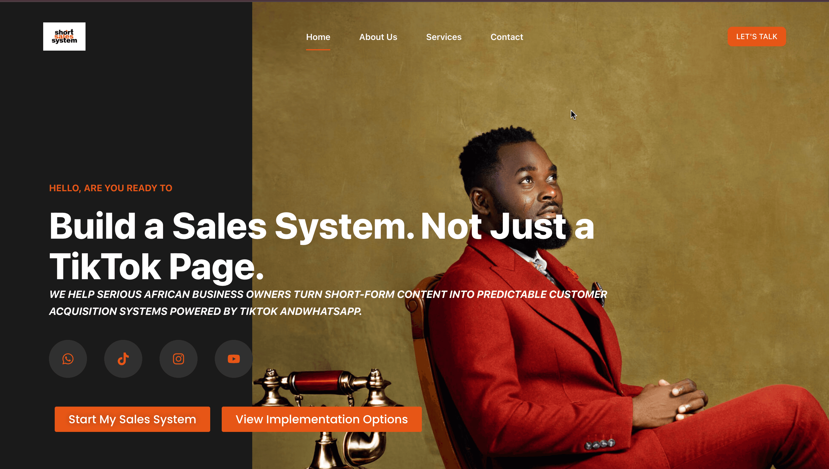 Short Form Sales System